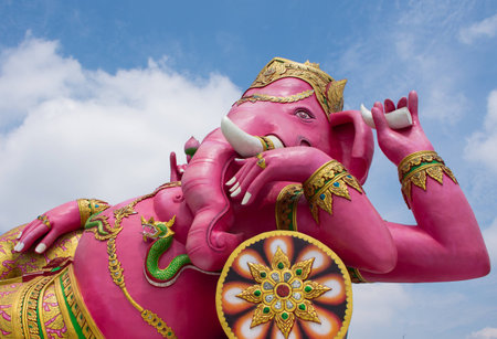 pink ganeshaの写真素材