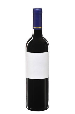 bottle of red wineの写真素材