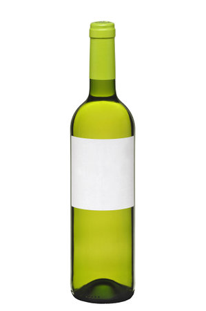 bottle of white wineの写真素材