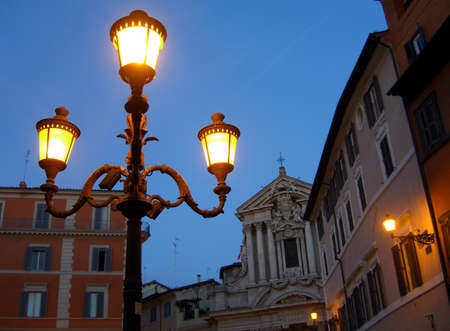 Trevi Square Lamppostの写真素材