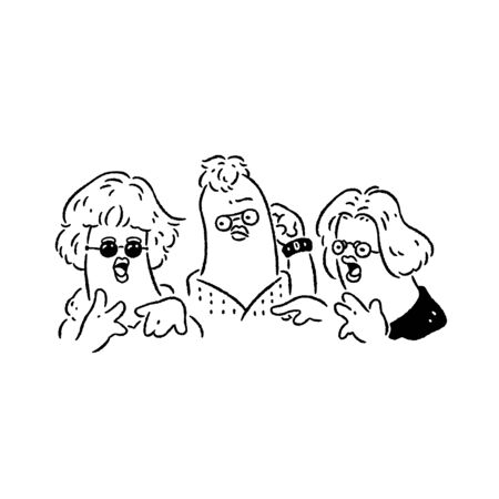 Men discussing a matterの写真素材