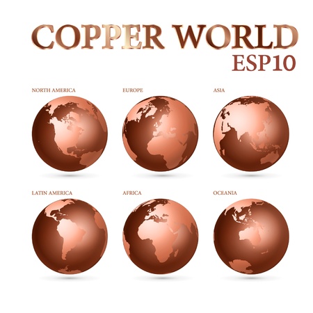 Copper world symbolのイラスト素材
