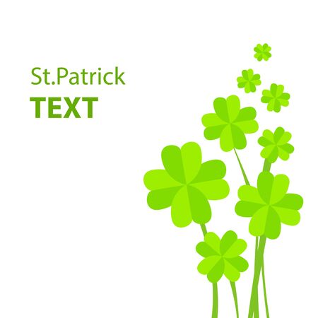 Saint patrick's day lettering illustrationのイラスト素材