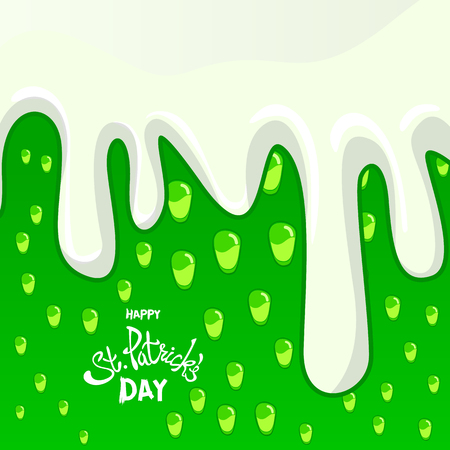 Saint patrick's day lettering illustrationのイラスト素材