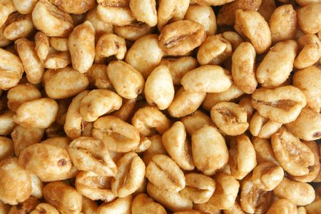 Wheat with honey macro texture background