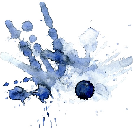 Abstract hand drawn watercolor background, for backgrounds or texturesの写真素材