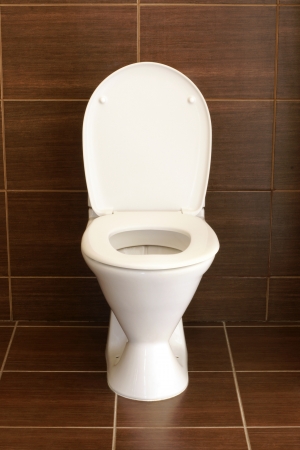 Toilet in the bathroom - a hotel roomの写真素材