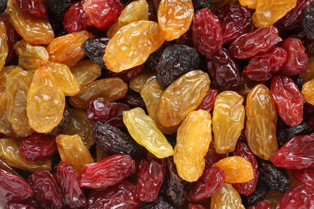 Raisins, for backgrounds or texturesの写真素材