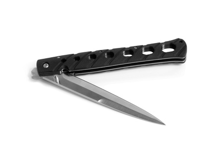 Clasp knife on a white background