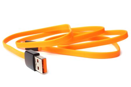 USB Cable on white background