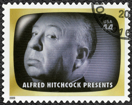 UNITED STATES OF AMERICA - CIRCA 2009: A stamp printed in USA shows portrait of Sir Alfred Joseph...