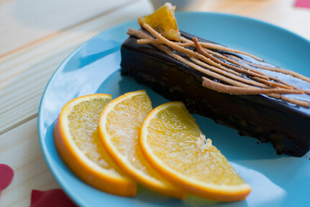 orange dessertの写真素材