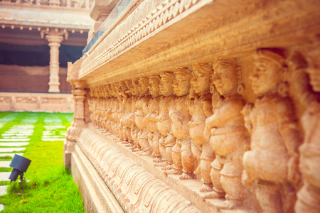 Beautiful Hindu temple in Malaysiaの写真素材