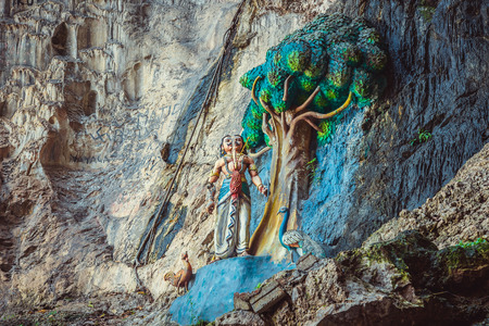 Batu Caves in Kulala Lumpur, Malaysia, Asiaの写真素材