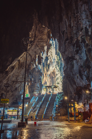 Batu Caves in Kuala Lumpur, Malaysia, Asiaの写真素材