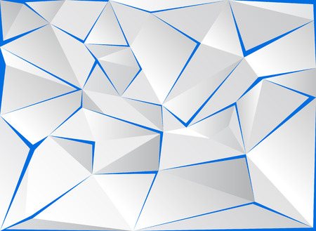 Abstract white paper on blue backgroundのイラスト素材