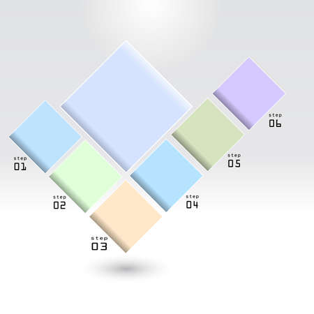 Vector infographic. Presentation and round chart. Business concept with options, parts, steps or processes. Abstract background.のイラスト素材