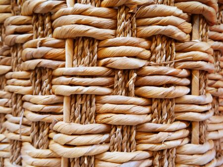 Pattern texture of bamboo weave hand made