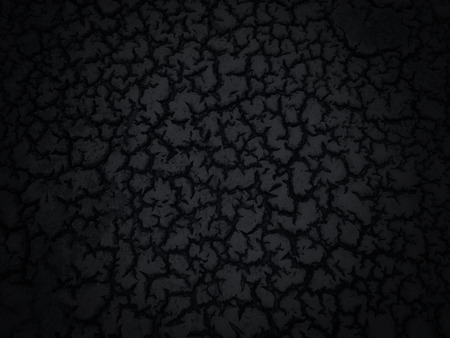 Dark cracked clay ground, drought land background                                 の写真素材