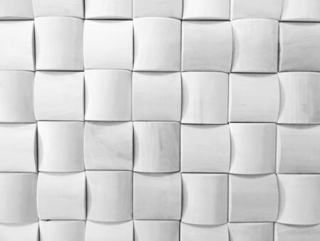 White geometric pattern design. White background or texture.の写真素材