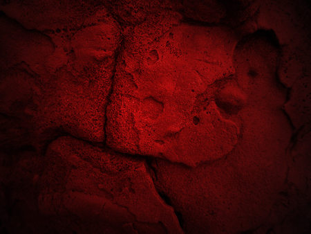Dark red crack stone background or texture.                                 の写真素材