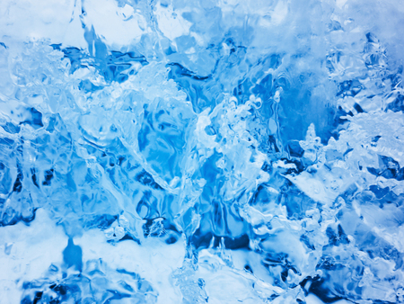 Colorful ice. Abstract ice texture. Nature background.                                   