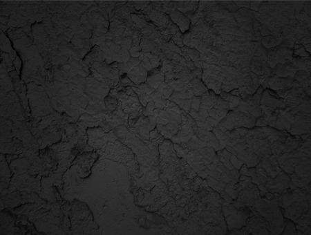 Dark paint textured wall closeup. Black grunge background.の写真素材