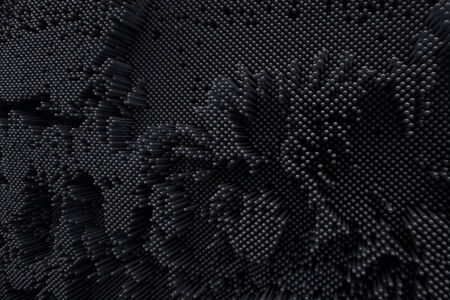 Shiny black plastic texture background, blank red fabric pattern backgroundの写真素材