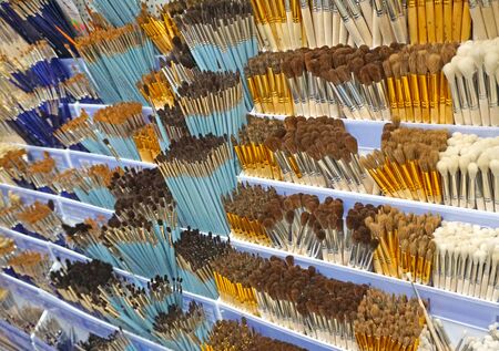 writing brush in the stationery shop, amoy cityの写真素材