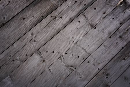 Old grey wooden plank texture background,Close up with copy space