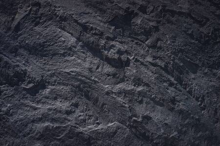 Dark grey black slate background or texture.の写真素材