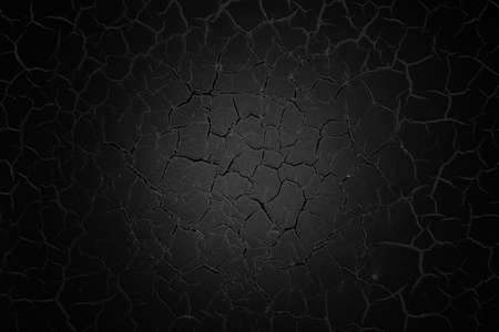 Magma Background, The black crack abstract for backgroundの写真素材