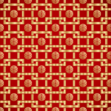 Seamless background in Chinese traditional designのイラスト素材