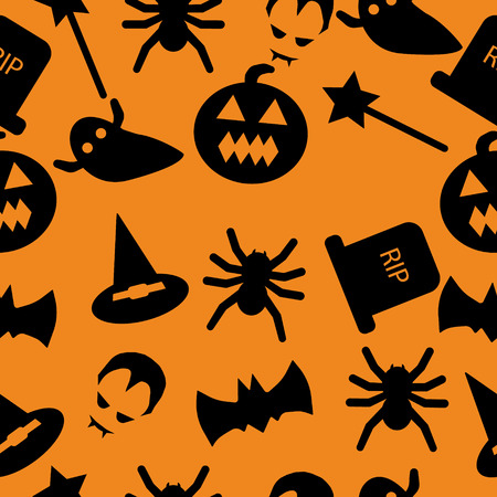 Set of halloween objects.のイラスト素材