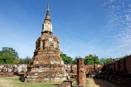 The sub pagodas situated around Wat Mahathat area.の写真素材
