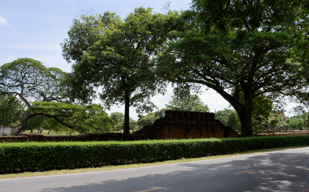 One more view of landscape behide the  Phra Nakhon Si Ayutthaya Province, Thailandの写真素材