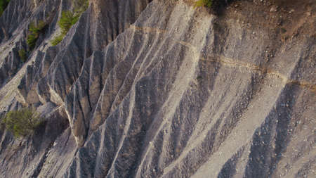 panorama of a cliff, aerial shot. High quality photo