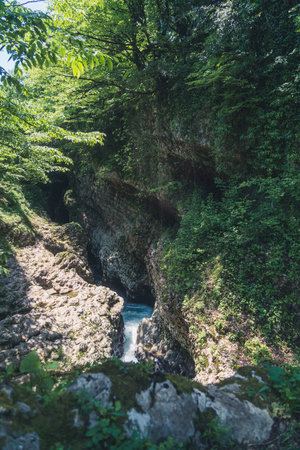Martvili Canyon near Kutaisi, Georgia. High quality photoの写真素材