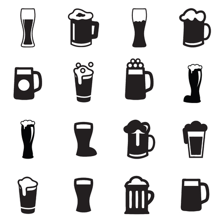 Drink beer glass Iconのイラスト素材