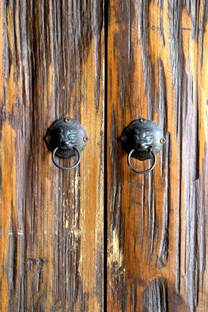 Makhaa Wood doorの写真素材