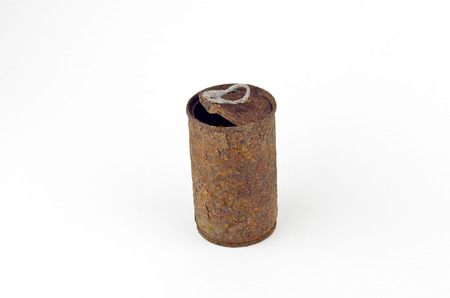 rusty canの写真素材