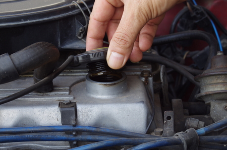 engine oil capの写真素材