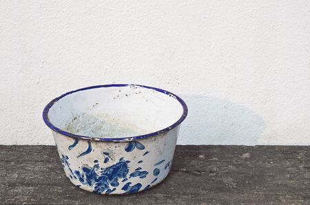 zinc bowlの写真素材