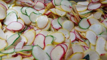 food colorful crackersの写真素材