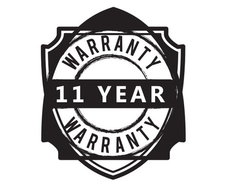 black warranty vintage badges and labelsのイラスト素材