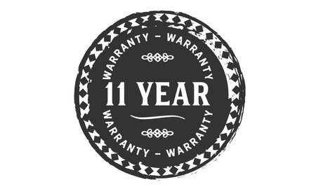 black warranty vintage badges and labelsのイラスト素材