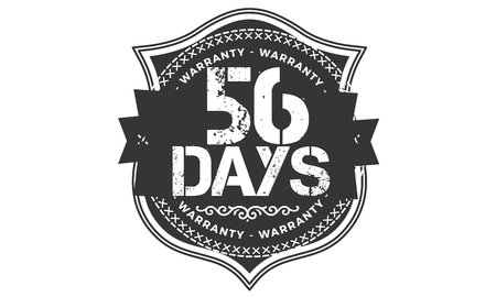 56 days warranty illustrationのイラスト素材