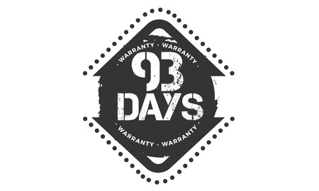 93 days warranty illustration designのイラスト素材