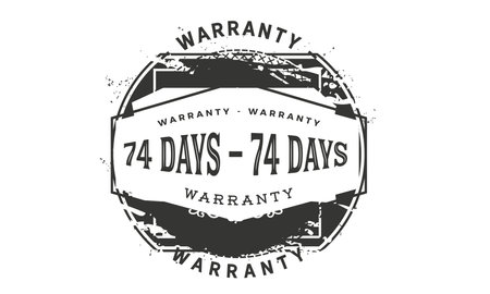 Retro Style warranty Promotional Badgeのイラスト素材