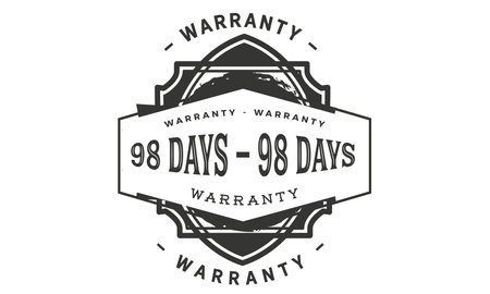 Retro Style warranty Promotional Badgeのイラスト素材